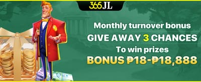 Monthly Turnover Mega Jackpot promotion banner